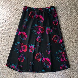 J. Crew Floral A-line Midi Skirt 🌺